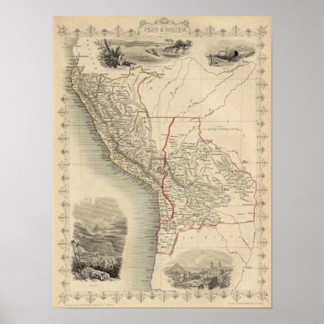 Peru & Bolivia Poster (Front)