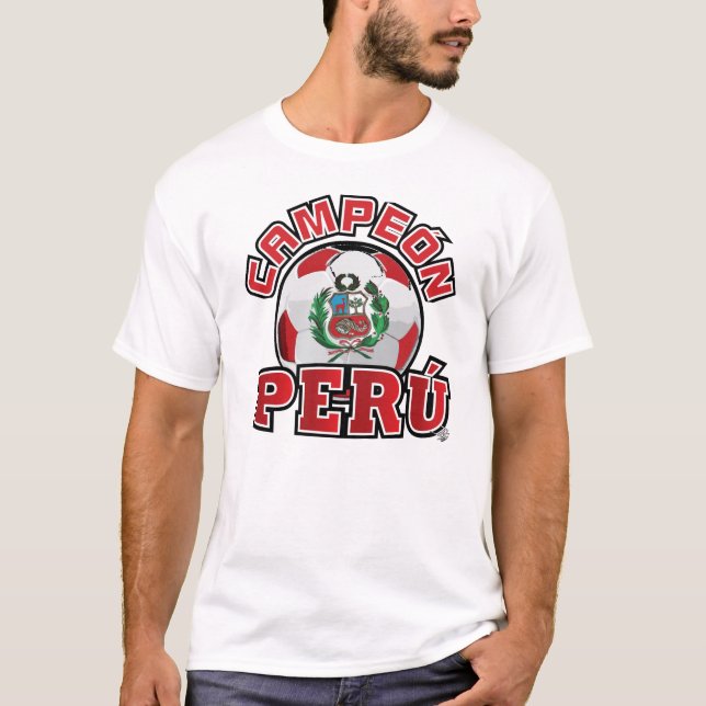 Peru Campeon - InKa1821 Label T-Shirt (Front)