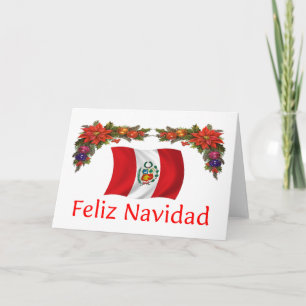 Peru Christmas Holiday Card