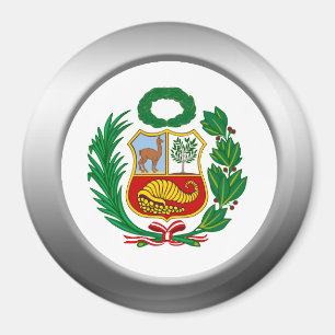 Perú Coat of Arms Magnet
