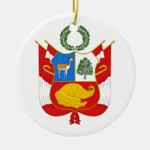 Peru Coat of Arms Ornament