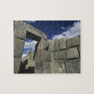 Peru, Cuzco, Sacsayhuaman fortress, good example Jigsaw Puzzle