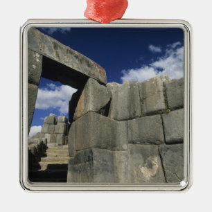 Peru, Cuzco, Sacsayhuaman fortress, good example Metal Tree Decoration