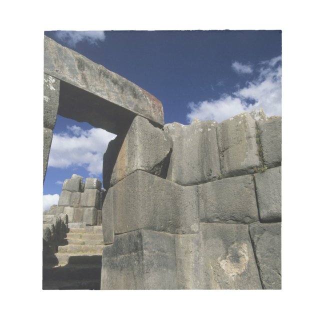 Peru, Cuzco, Sacsayhuaman fortress, good example Notepad (Front)