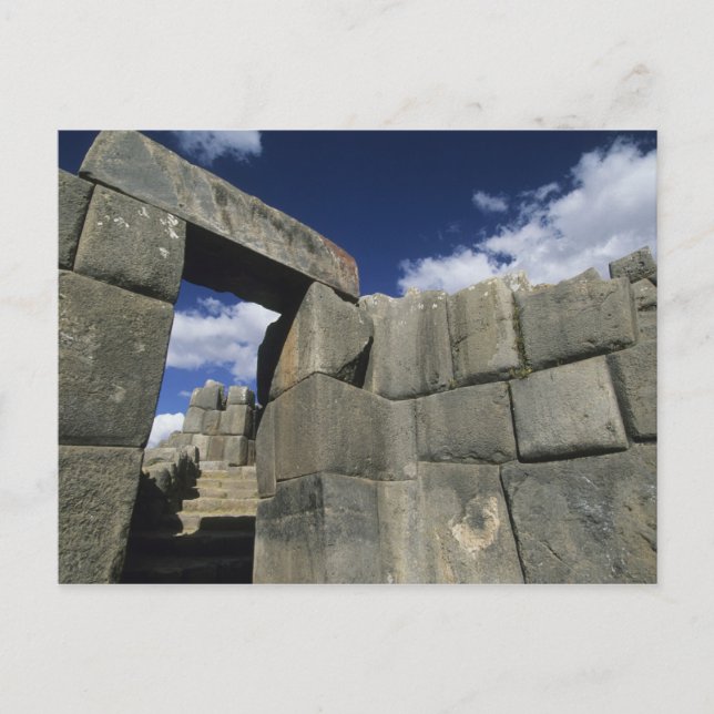 Peru, Cuzco, Sacsayhuaman fortress, good example Postcard (Front)