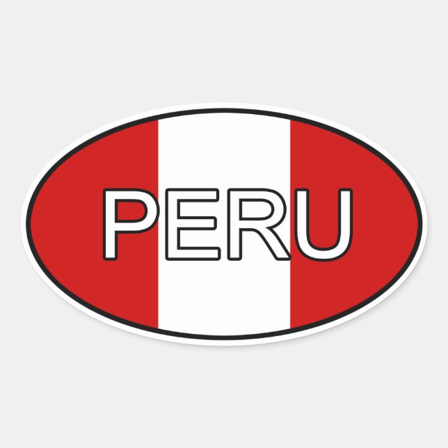 Peru Euro Sticker (Front)