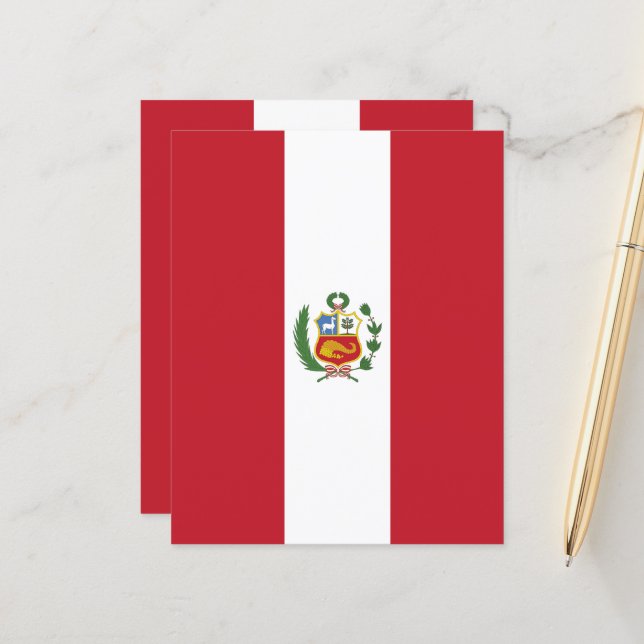 Peru flag (Front/Back In Situ)