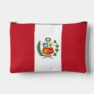 Peru flag accessory pouch