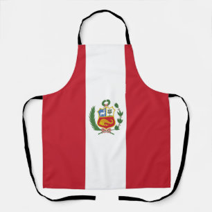 Peru flag apron