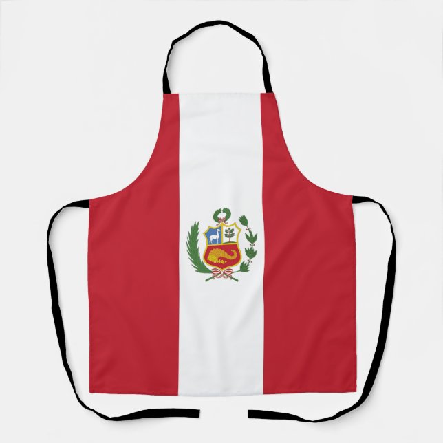 Peru flag apron (Front)