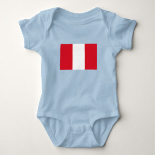 Peru Flag Baby Bodysuit