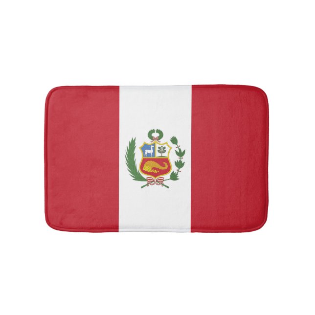 Peru flag bath mat (Front)