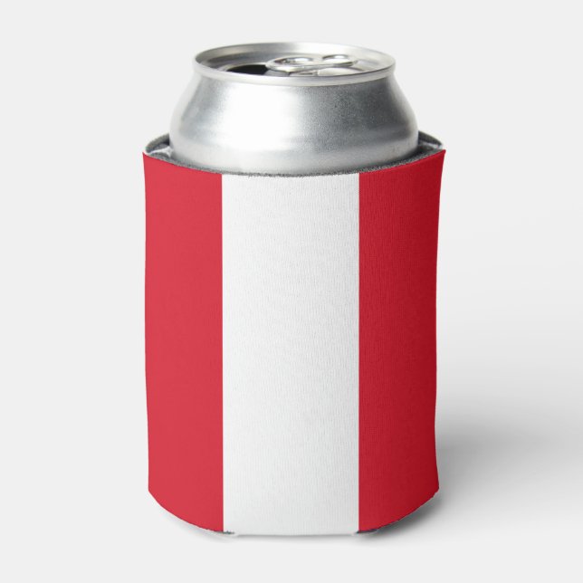 Peru Flag Can Cooler (Can Front)