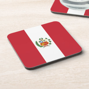 Peru flag coaster
