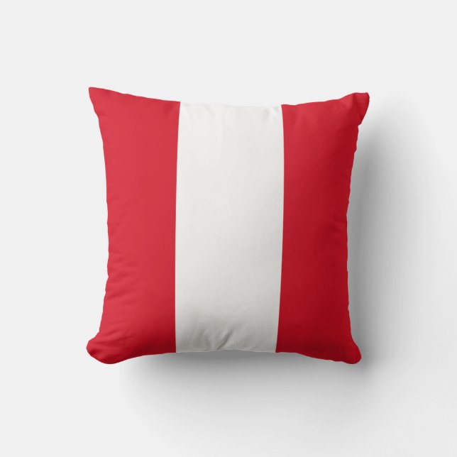 Peru Flag Cushion (Front)