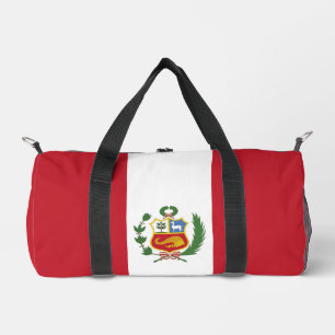 Peru flag duffle bag