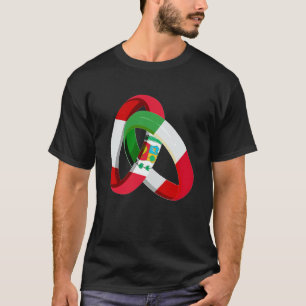 Peru Flag Italy Grown Ring Marriage Wedding T-Shirt