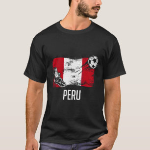 Peru Flag Jersey Peruvian Soccer Team Peruvian T-Shirt