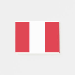Peru Flag Post-it Notes