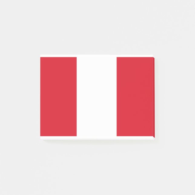 Peru Flag Post-it Notes (Front)