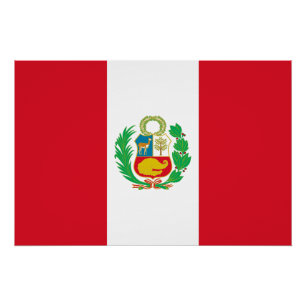 Peru Flag Poster