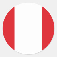 Peru Flag Sticker