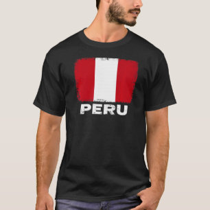 Peru Flag Support Peruvian People Women Men T-Shirt