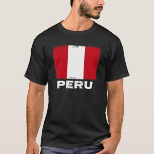 Peru Flag Support Peruvian People Women Men T-Shirt