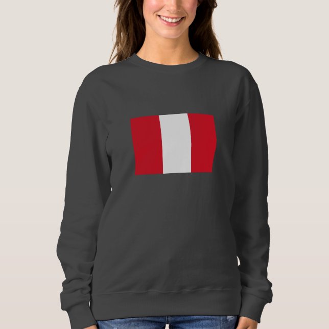 Peru Flag Sweatshirt (Front)