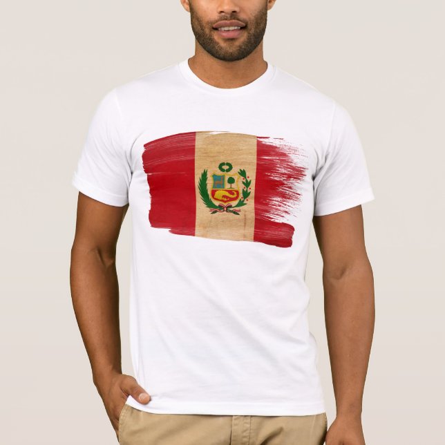 Peru Flag T-Shirt (Front)
