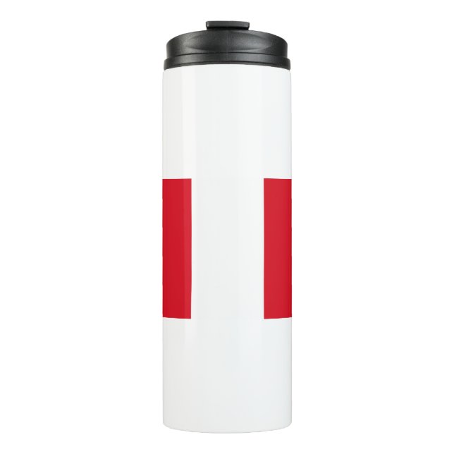 Peru Flag Thermal Tumbler (Front)