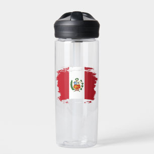 Peru flag water bottle