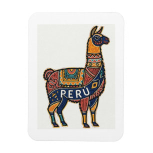 Peru Llama Magnet