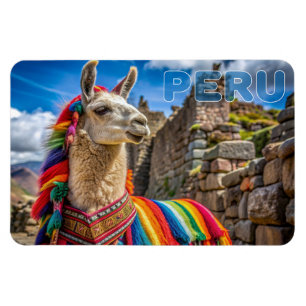 Peru Llama Magnet