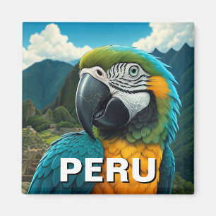 Peru Macaw Magnet