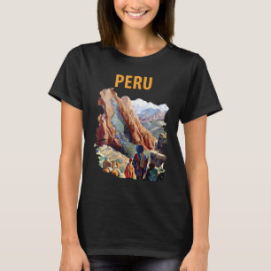 Peru Machu Picchu Andes Scenic Travel T-Shirt