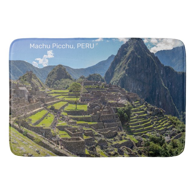 Peru Machu Picchu Bath Mat (Front)