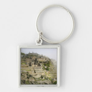 Peru, Machu Picchu. The ancient citadel of Machu Key Ring