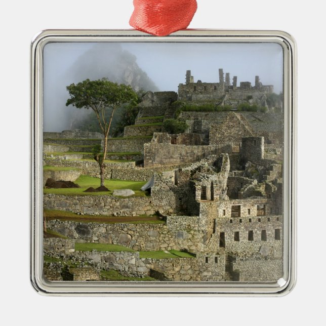 Peru, Machu Picchu. The ancient citadel of Metal Ornament (Front)