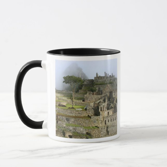Peru, Machu Picchu. The ancient citadel of Mug (Left)