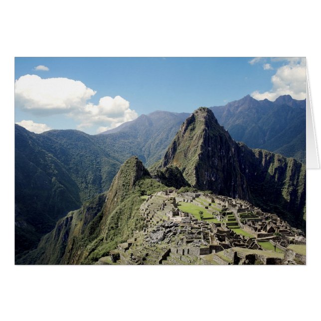 Peru, Machu Picchu, the ancient lost city of 2 (Front Horizontal)