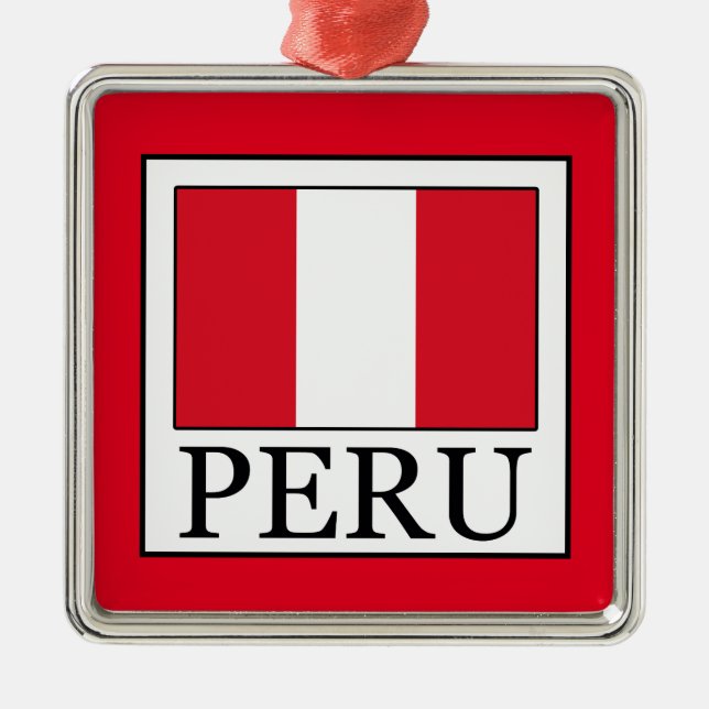 Peru Metal Ornament (Front)