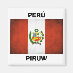 Peru National Flag Magnet