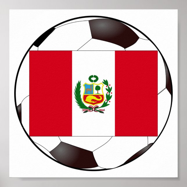 Peru National Flag Poster (Front)