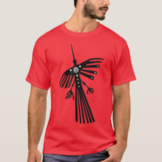 Peru Nazca lines t Hummingbird condor silhouette  T-Shirt