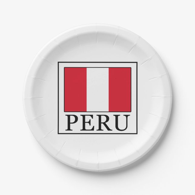 Peru Paper Plate (Front)