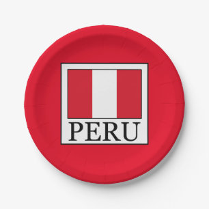 Peru Paper Plate