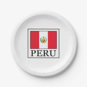 Peru Paper Plate