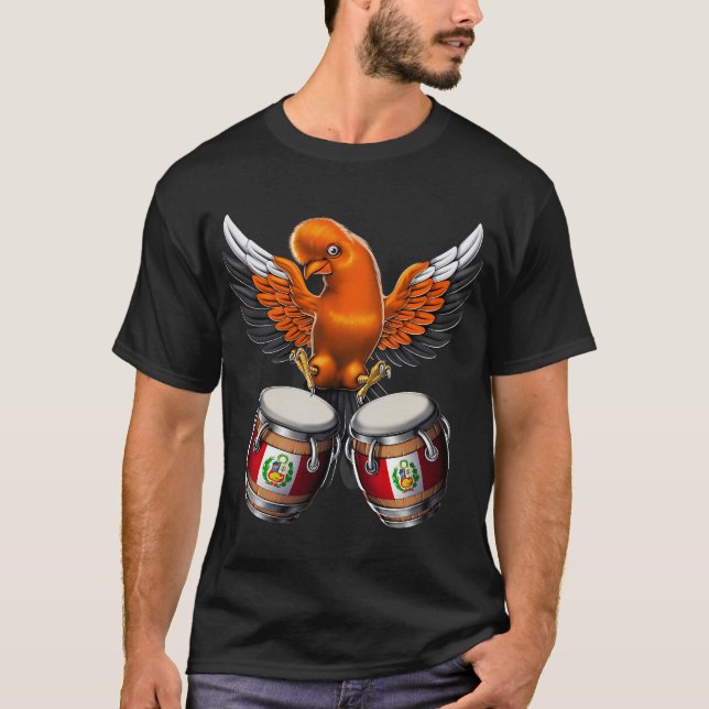 Peru Parrot T-Shirt (Front)