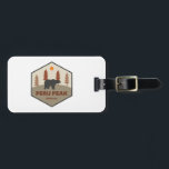 Peru Peak Wilderness Vermont Bear Luggage Tag<br><div class="desc">The Peru Peak Wilderness is one of eight wilderness areas in the Green Mountain National Forest in the U.S. state of Vermont.</div>